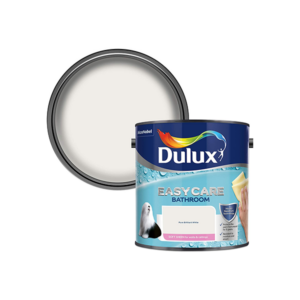 Dulux Easycare Bathroom Soft Sheen 2.5L Pure Brilliant White
