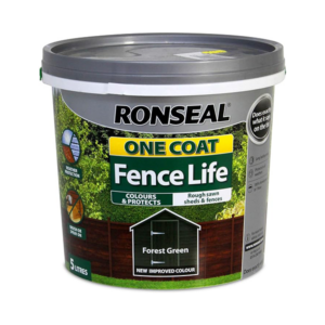 Ronseal One Coat Fence Life 5L forest green