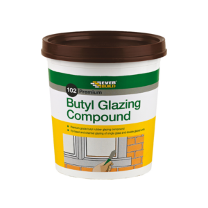 Everbuild Butyl Glazing Compound 102 – Brown 2kg
