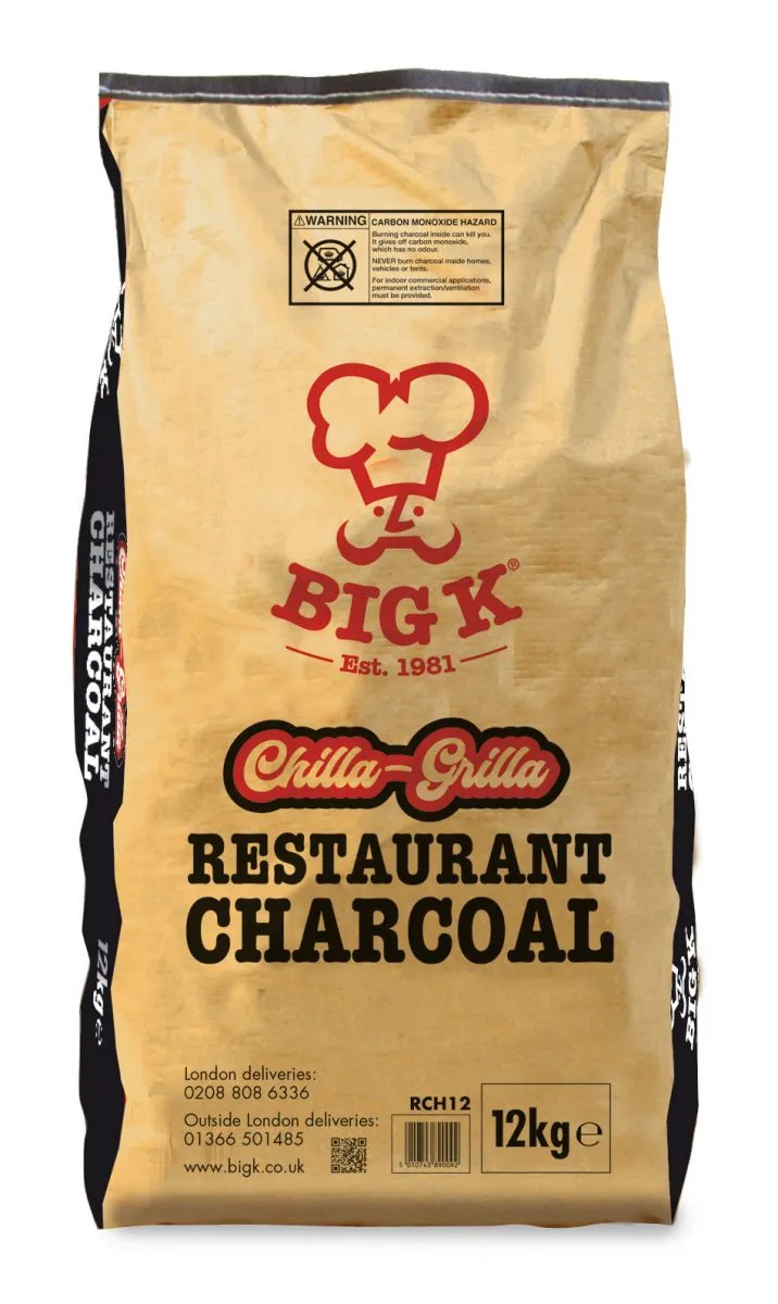 12kg Chilla-Grilla Restaurant Grade Charcoal