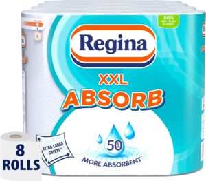 Regina XXL Absorb Kitchen Roll - 8 Rolls