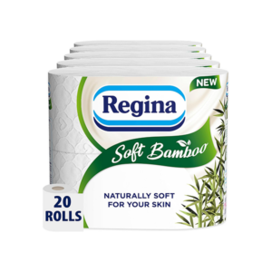Regina Soft Bamboo - 20 Rolls of Toilet Tissue 3 Ply