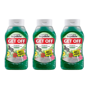 Get Off My Garden Cat & Dog Repellent – Pack of 3