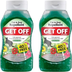 2 x Get Off My Garden Cat & Dog Repellent 460g+40%