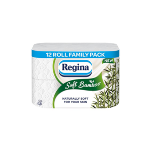 Regina Soft Bamboo 12 Rolls Toilet Tissue Pack