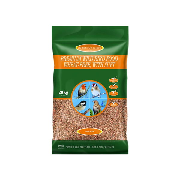 Premium Wild Bird - Wheat-Free with Suet Pellets 20Kgs
