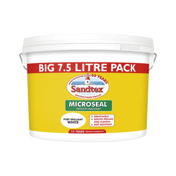 Sandtex Microseal Smooth Masonry Paint 7.5L