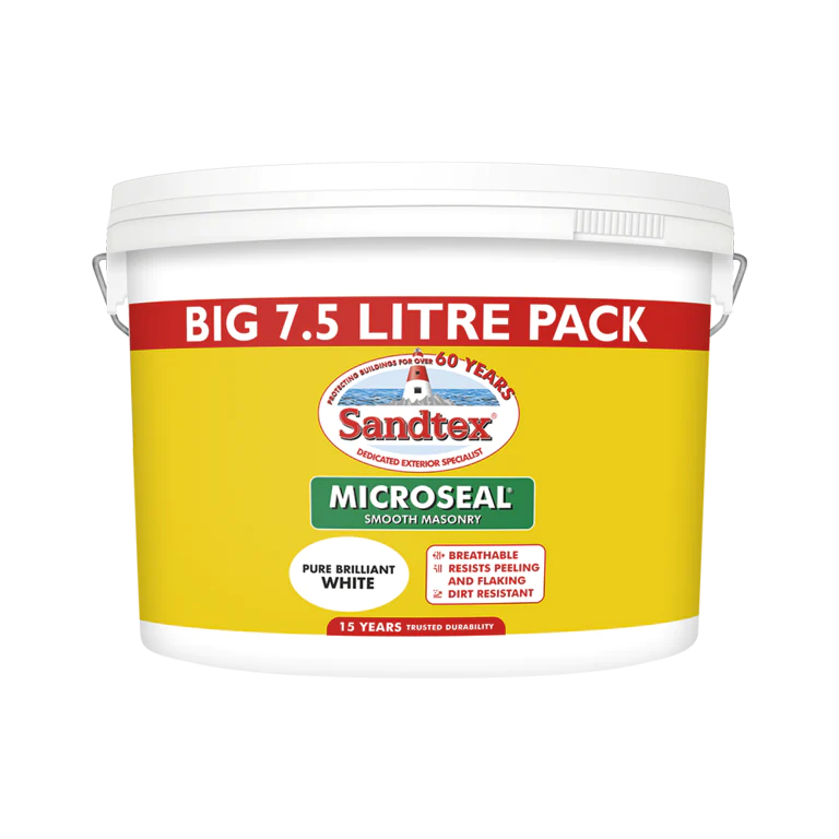 Sandtex Microseal Smooth Masonry Paint 7.5L