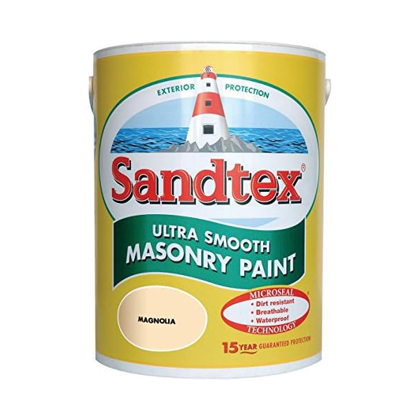 sandtex microseal smooth masonry magnolia 7.5l