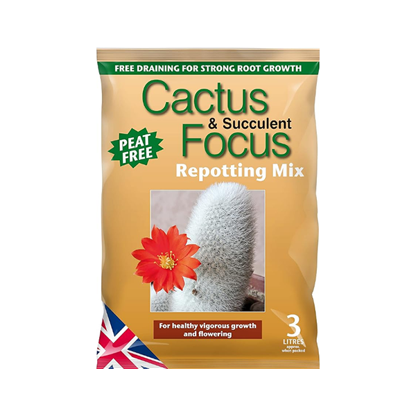 Cactus & Succulent Focus Repotting Mix Peat Free - 3L