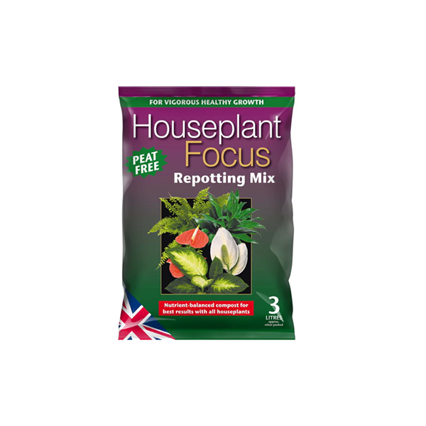 Houseplant Focus Repotting Mix Peat Free - 3L