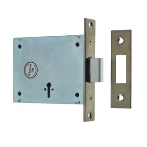 Frelan Hardware FB1 & FB2 Fire Brigade Mortice Dead Locks, Galvanised Steel
