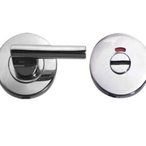 Frelan Hardware Easy Turn Bathroom Turn & Release (52mm x 5mm OR 52mm x 8mm), Polished Stainless Steel