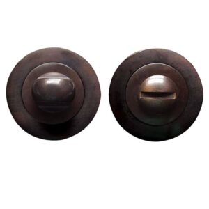 Frelan Hardware Bathroom Turn & Release (50mm x 10mm), Dark Bronze
