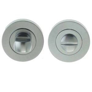 Frelan Hardware Bathroom Turn & Release (50mm x 10mm), Satin Chrome