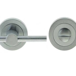 Frelan Hardware Easy Bathroom Turn & Release (50mm x 10mm), Satin Chrome