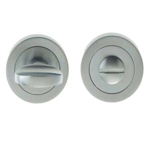 Frelan Hardware Bathroom Turn & Release (50mm x 10mm), Satin Chrome