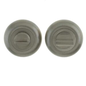 Frelan Hardware Bevelled Bathroom Turn & Release (48mm x 10mm), Satin Nickel