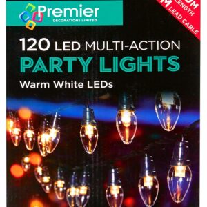 120 C6 LED Lights, Multi-Action, Warm White, 11.9m -  LV111098WW