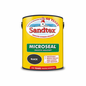 Sandtex Smooth Masonry Paint Black -1L