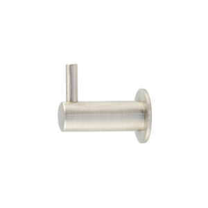 Frelan Hardware Hoxton Vestry Cupboard Hook With Rose (37mm Projection), Satin Nickel – HOX665SN 37mm projection