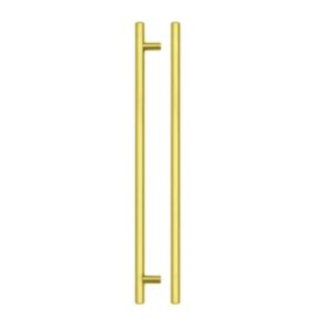 Zoo Hardware TDFPT-288-348BG T Bar Cabinet handle 288mm CTC, 348mm Total length Brushed Gold Finish