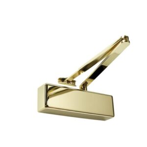 Rutland TS.3204 Door Closer, BC c/w Cover, Flatbar Armset PVD Brass