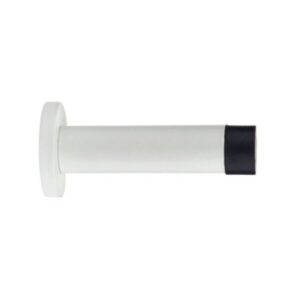 Zoo Hardware ZAS07-PCW Door Stop – Cylinder – 70mm Projection With Rose – Powder Coated Matt White
