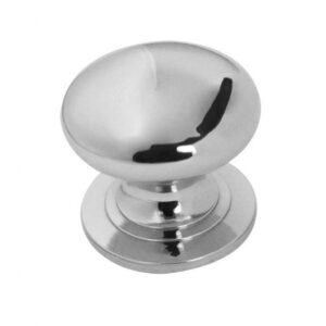 Cupboard Door Knobs (Various Sizes), Polished Chrome