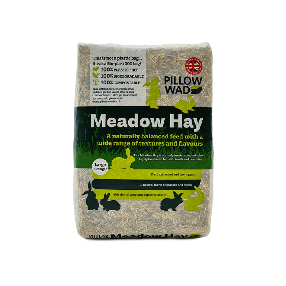 Pillow Wad BIO LARGE Meadow HAY 2.25kgs BBMH10PW
